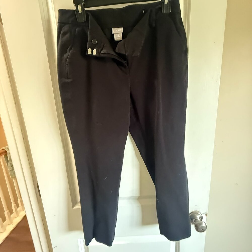 Chico's chino straight leg pants size 1.5 petite